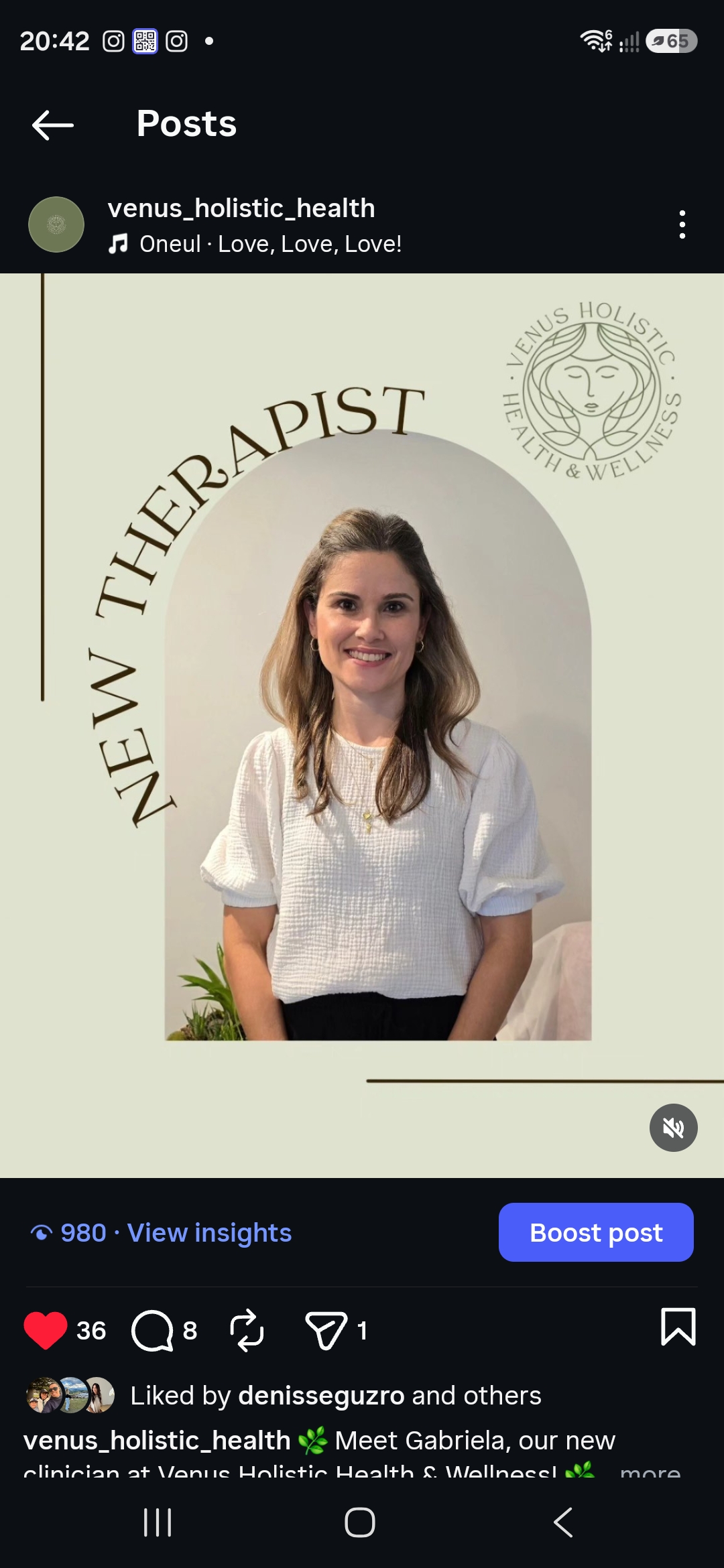Gabriela, Clinician at Venus Holistic Health